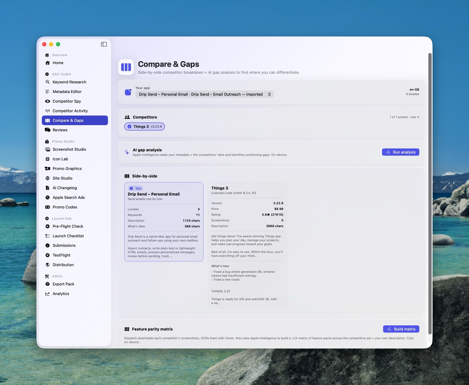 Dispatch generated marketing site preview