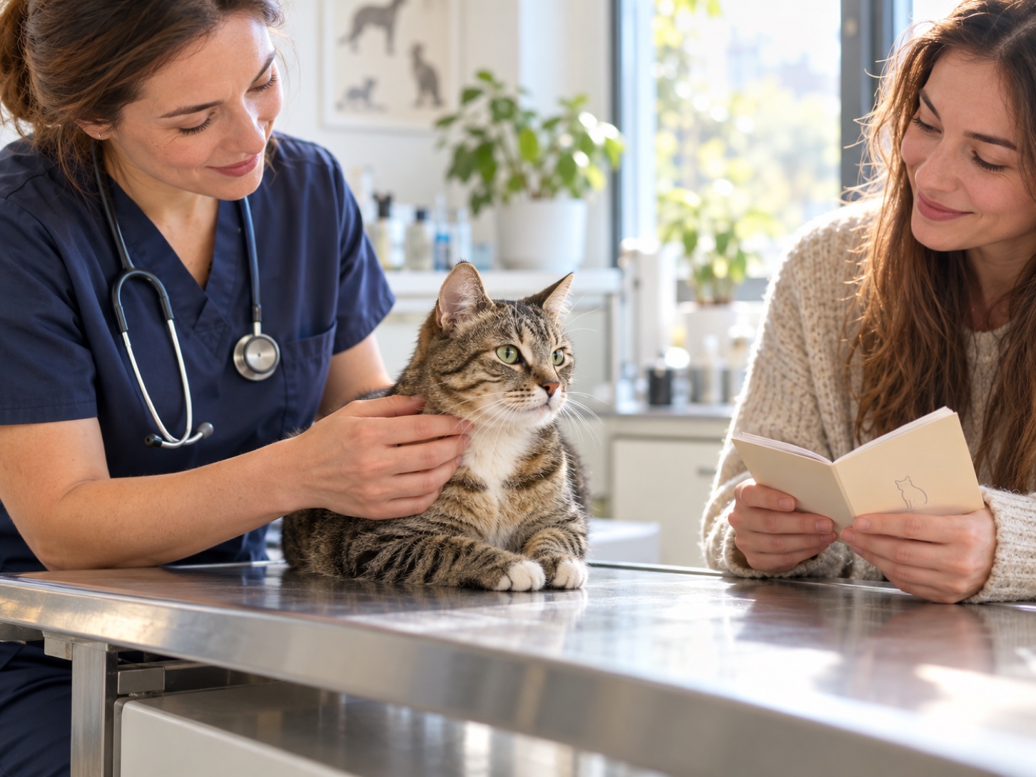 Editorial illustration for First Vet Visit After Adopting a Rescue Dog: What to Prepare