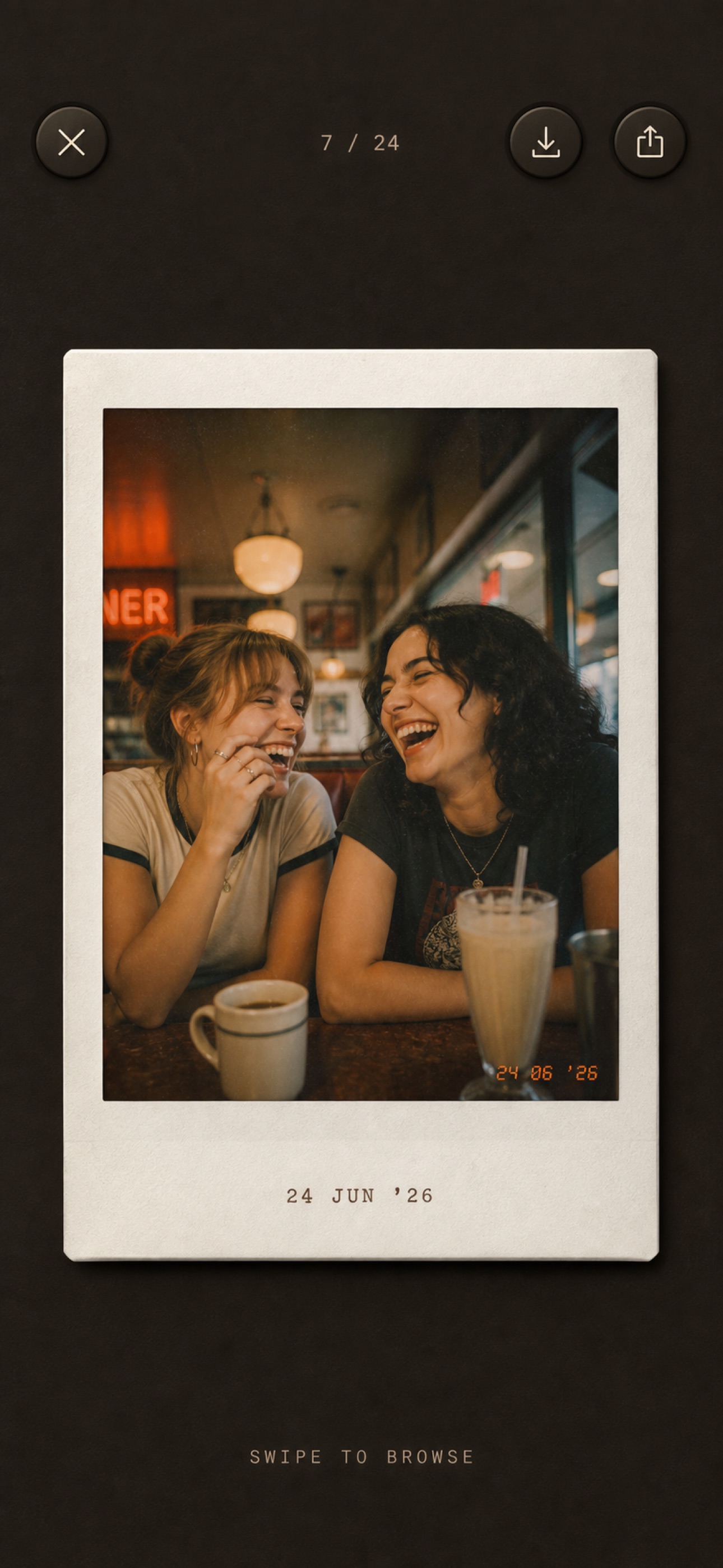 Browse a developed print in Roll Lab