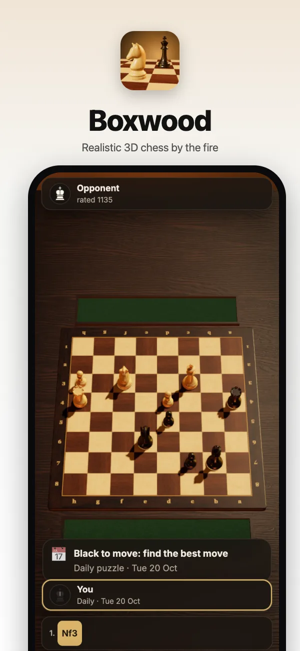 The Daily puzzle, the same for everyone