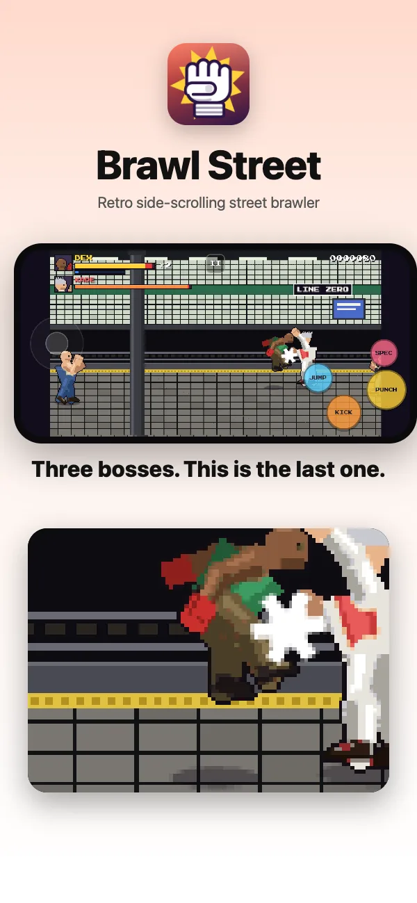 Dex takes on the final boss on the Line Zero subway platform