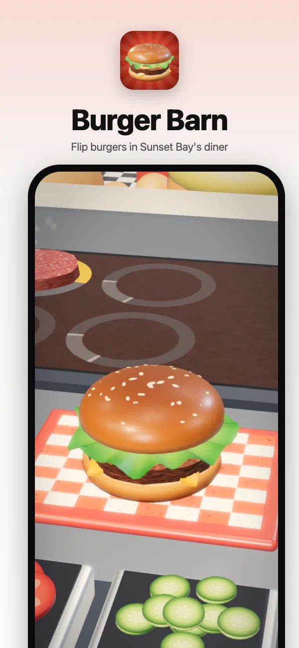 A perfect Deluxe on the tray, with golden fries