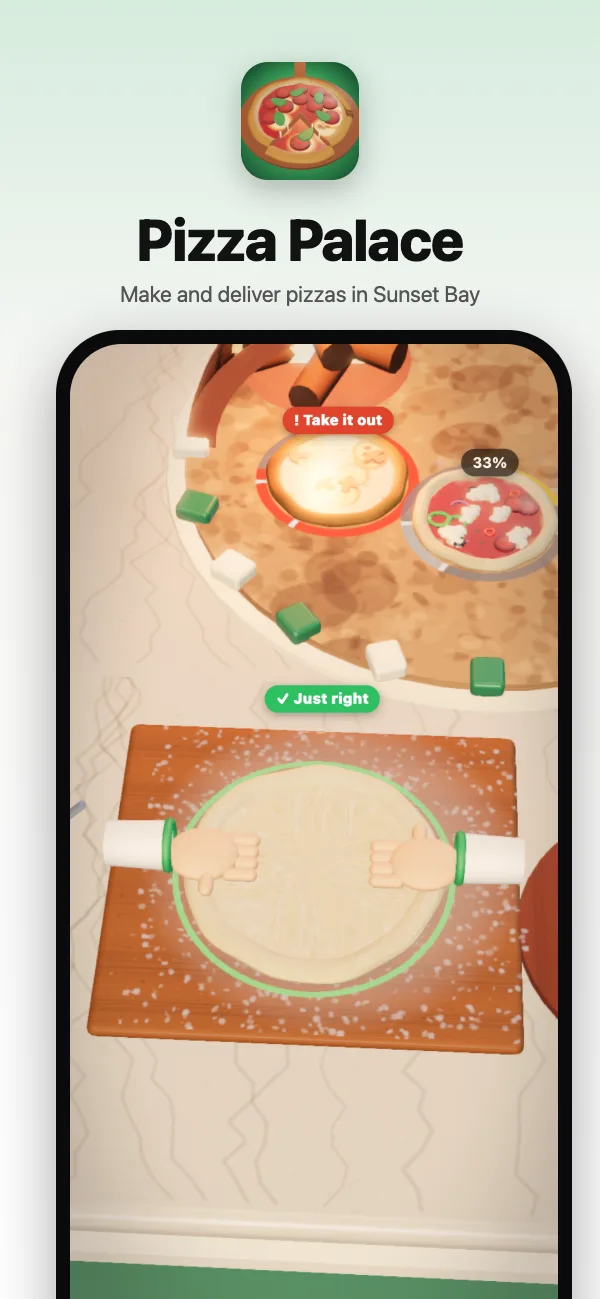 Stretching the dough with circles on the floured board: it's reached the ring