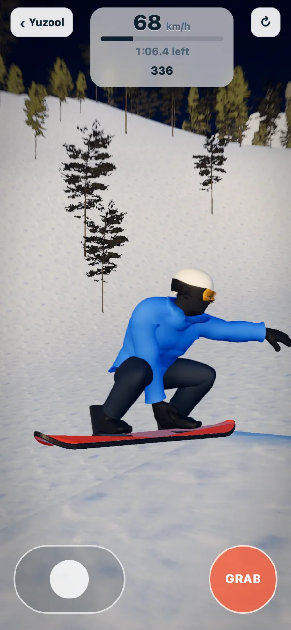 Mid-air off a kicker, holding an Indy grab